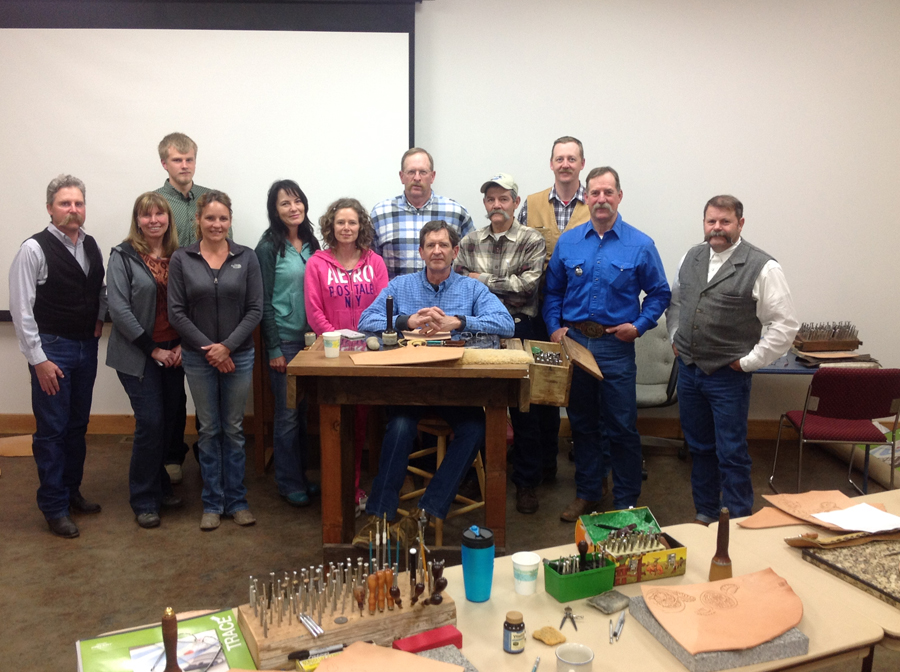 Floral design/carving class held in the brand new public library in Salmon, Idaho.